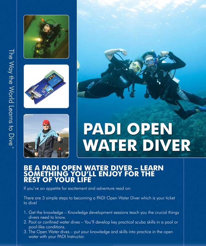 PADI Open Water Diver poster